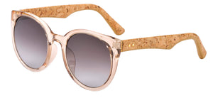 STICKS & SPARROW Clover - Crystal Champagne Sunglasses - Zabecca Living