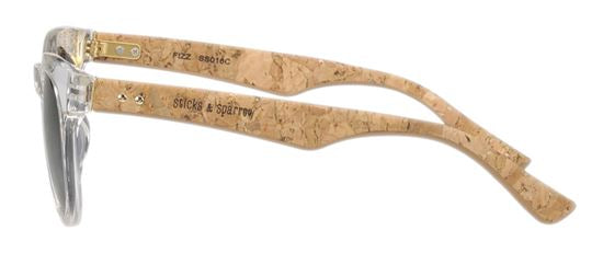 STICKS & SPARROW Fizz - Crystal Clear Sunglasses - Zabecca Living