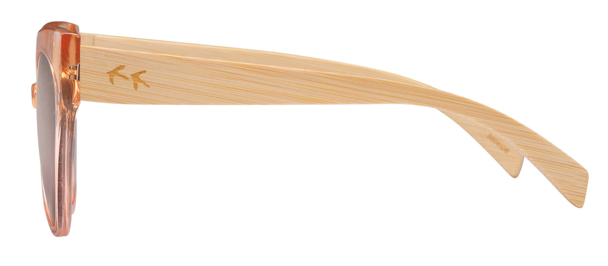 STICKS & SPARROW Petal - Crystal Peach Sunglasses - Zabecca Living