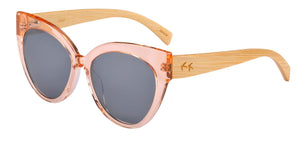 STICKS & SPARROW Petal - Crystal Peach Sunglasses - Zabecca Living