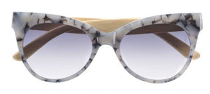 STICKS & SPARROW Prey - Grey Marble Sunglasses - Zabecca Living