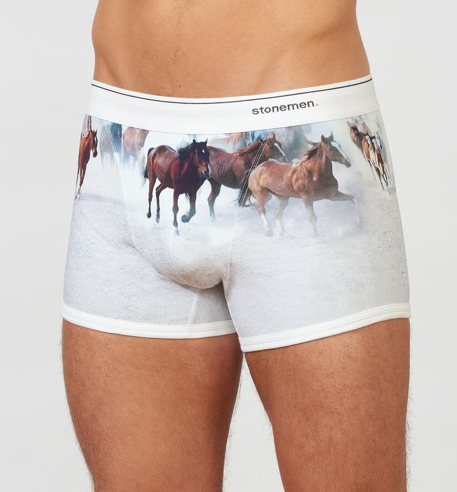 STONEMEN Boxer Brief - Horses MENS UNDERWEAR - Zabecca Living