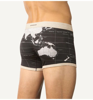 STONEMEN Boxer Brief - World Map UNDERWEAR - Zabecca Living