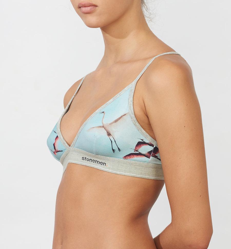 STONEMEN Bralette - Birds UNDERWEAR - Zabecca Living