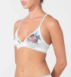 STONEMEN Bralette - Horses UNDERWEAR - Zabecca Living