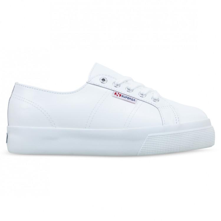 SUPERGA 2730 Naplngcotu - White Leather Shoe - Zabecca Living