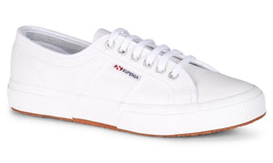 SUPERGA 2750 EFGLU White Leather Shoe FOOTWEAR - Zabecca Living