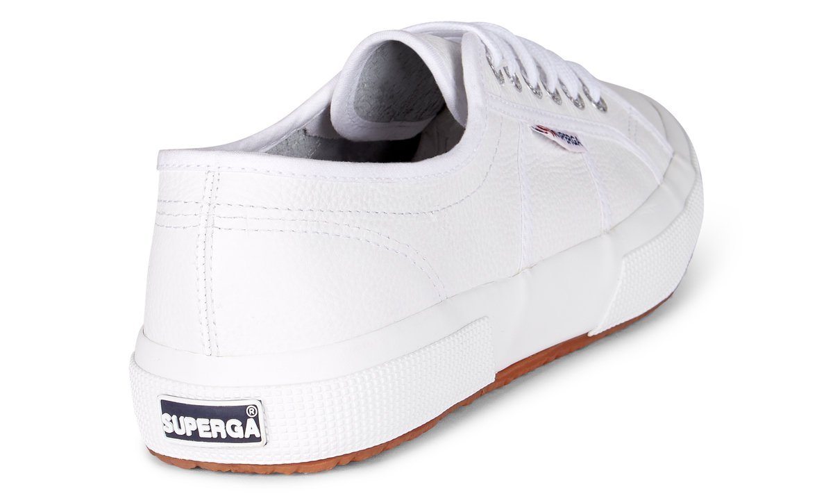 SUPERGA 2750 EFGLU White Leather Shoe FOOTWEAR - Zabecca Living
