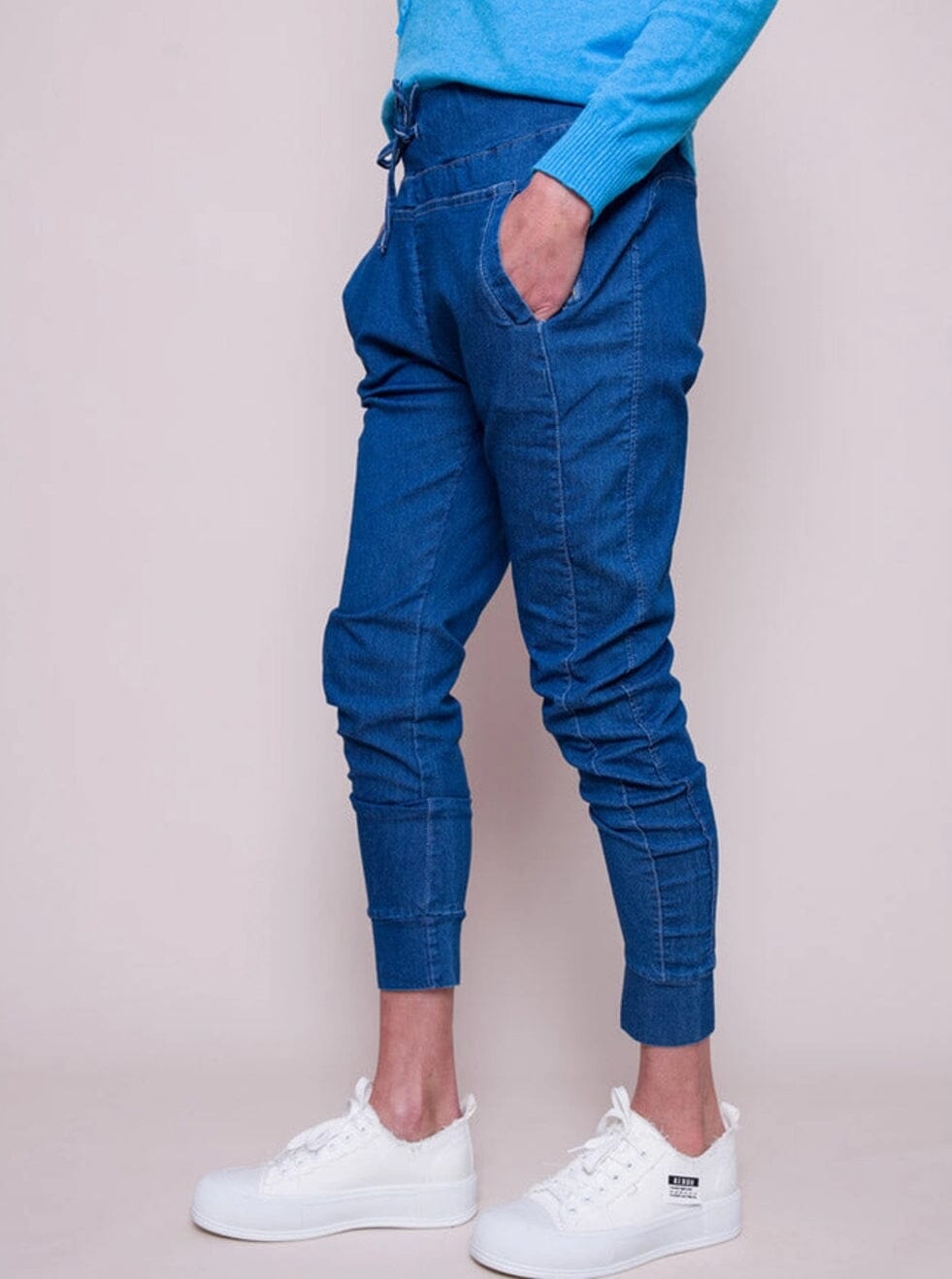 SUZY D LONDON Ultimate Jogger - Medium Denim JOGGER - Zabecca Living