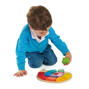 TENDER LEAF Colour Me Happy Wooden Worm Puzzle TODDLER (1-3 Yrs) - Zabecca Living