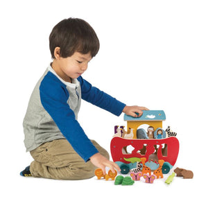 TENDER LEAF Noah's Shape Sorter Ark TODDLER (1-3 Yrs) - Zabecca Living