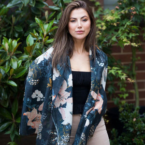THE SCARF COMPANY Georgia Print Scarf scarf - Zabecca Living