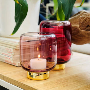 THE SOURCE Fleur Vase - Plum VASE - Zabecca Living