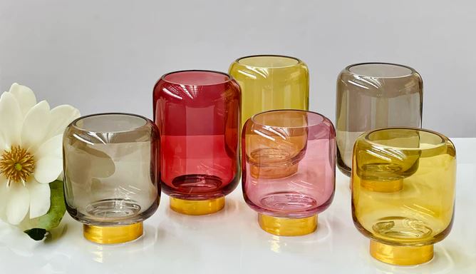 THE SOURCE Fleur Vase - Plum VASE - Zabecca Living