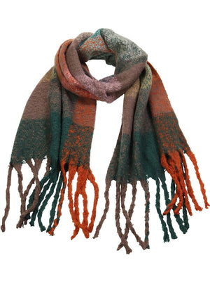 TIGER TREE Aberdeen Scarf - Rust scarf - Zabecca Living
