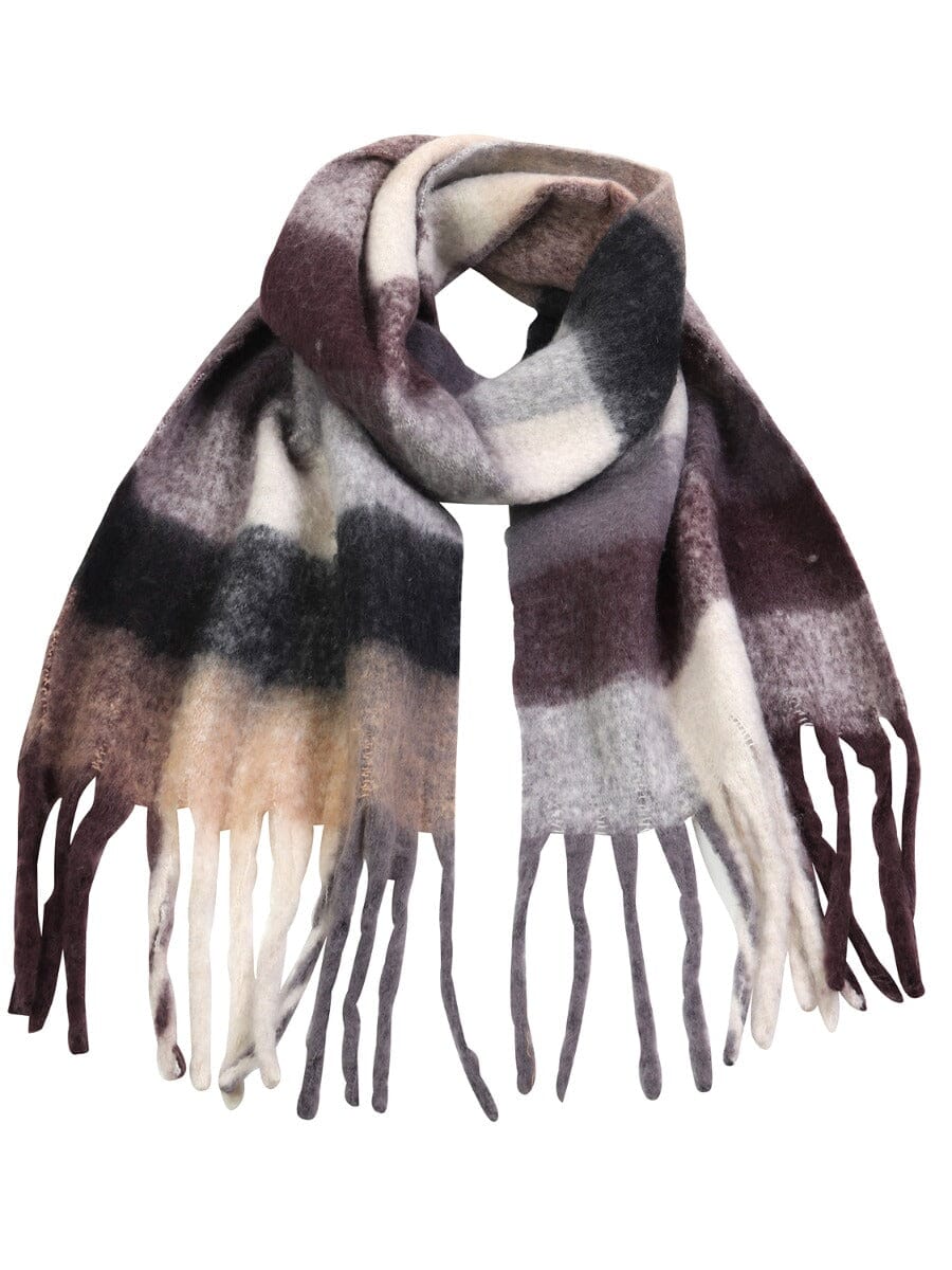 TIGER TREE Checkers Scarf - Earth scarf - Zabecca Living