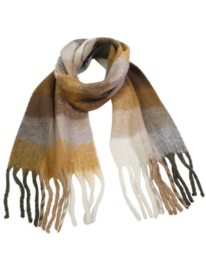 TIGER TREE Checkers Scarf - Sandy scarf - Zabecca Living