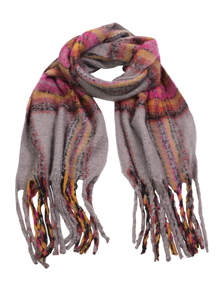 TIGER TREE Glasgow Scarf - Fuchsia scarf - Zabecca Living