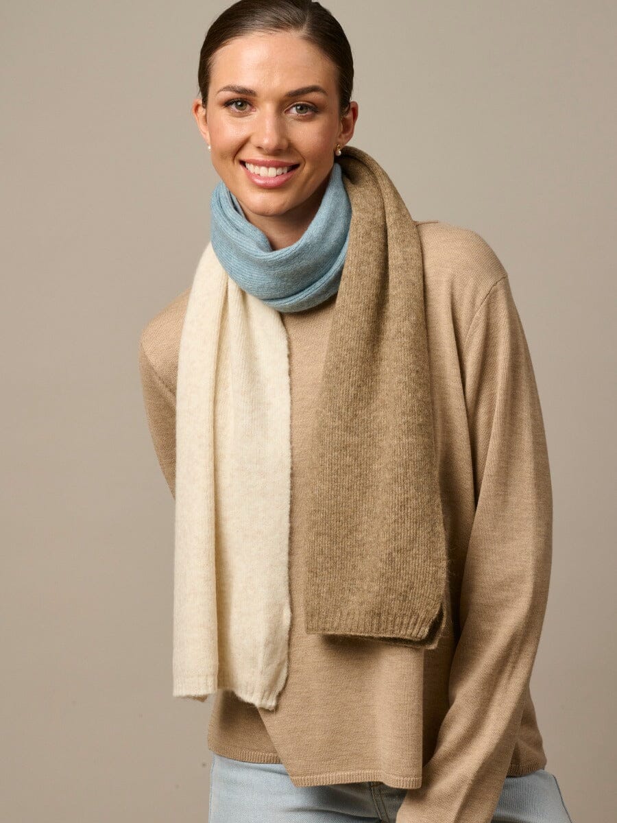 TIGER TREE Hadfield Scarf - Sky scarf - Zabecca Living