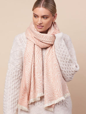 TIGER TREE Katoomba Scarf - Blush scarf - Zabecca Living