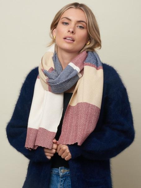 TIGER TREE London Scarf - Terracotta scarf - Zabecca Living