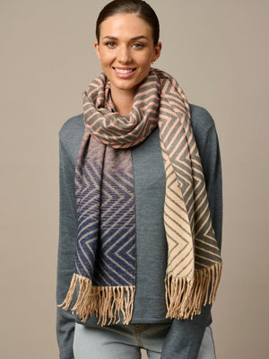 TIGER TREE Montana Scarf - Pink scarf - Zabecca Living