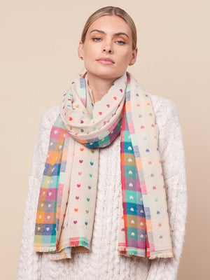 TIGER TREE Piccolo Romance Scarf - Cream scarf - Zabecca Living