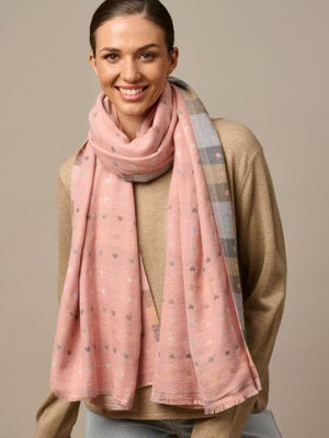 TIGER TREE Piccolo Romance Scarf - Pink scarf - Zabecca Living