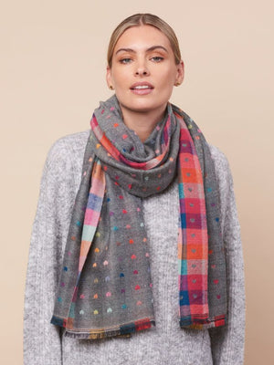 TIGER TREE Piccolo Romance Scarf - Smoke scarf - Zabecca Living