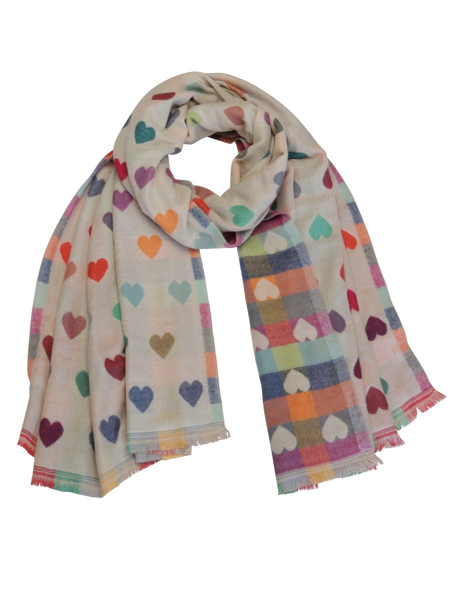 TIGER TREE Romance Scarf - Cream scarf - Zabecca Living