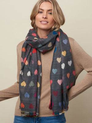 TIGER TREE Romance Scarf - Denim scarf - Zabecca Living