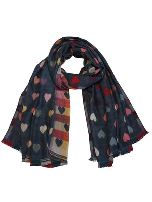 TIGER TREE Romance Scarf - Denim scarf - Zabecca Living