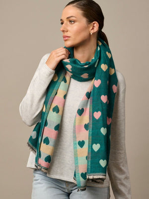 TIGER TREE Romance Scarf - Green scarf - Zabecca Living