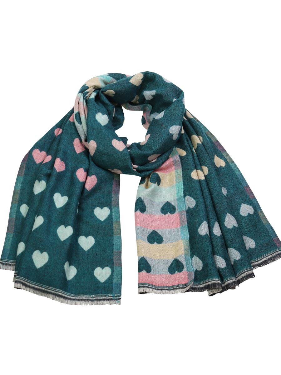 TIGER TREE Romance Scarf - Green scarf - Zabecca Living