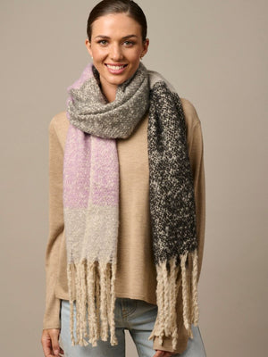 TIGER TREE Salisbury Scarf - Grey scarf - Zabecca Living