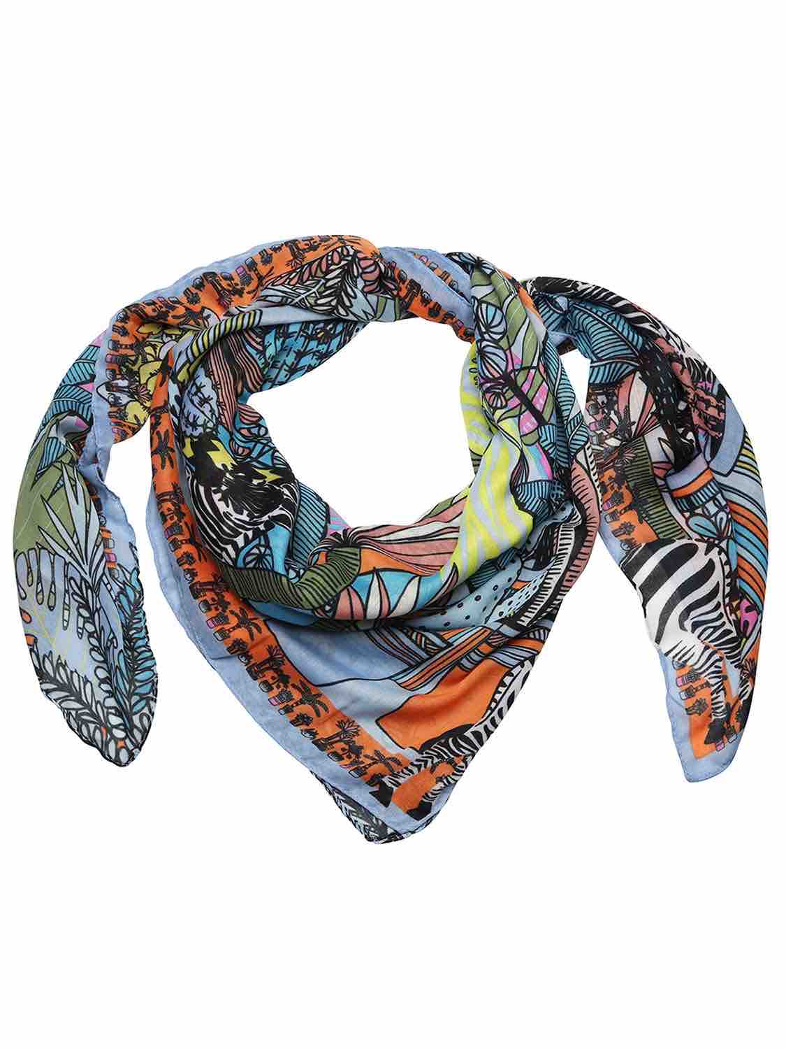 TIGER TREE Sky Bird in Paradise Scarf scarf - Zabecca Living