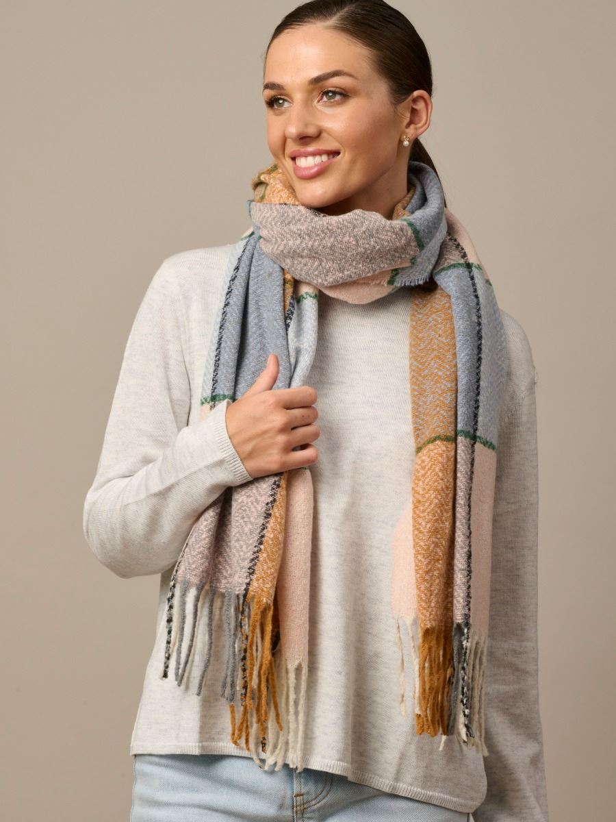 TIGER TREE Stockholm Scarf - Peach scarf - Zabecca Living