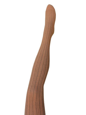 TIGHTOLOGY Chic Cotton Tights - Tofee TIGHTS - Zabecca Living