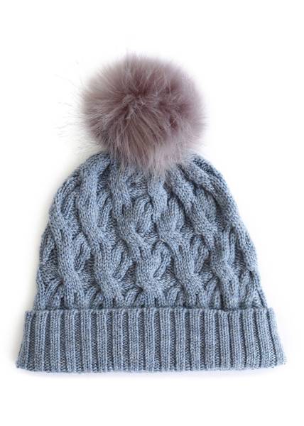 UIMI Mabel Merino Beanie - Cornflower Beanie - Zabecca Living