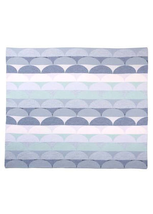 UIMI Memphis Merino Wool Bassinet Blanket - Indigo BABY BLANKET - Zabecca Living