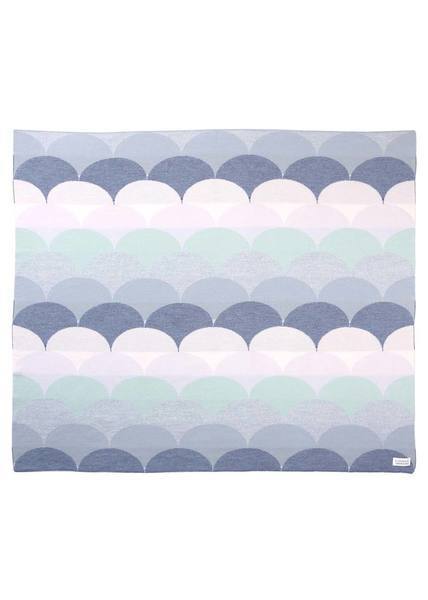 UIMI Memphis Merino Wool Bassinet Blanket - Indigo BABY BLANKET - Zabecca Living