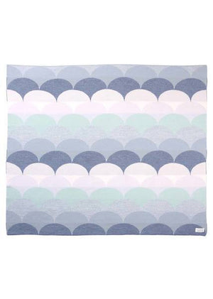UIMI Memphis Merino Wool Bassinet Blanket - Indigo BABY BLANKET - Zabecca Living