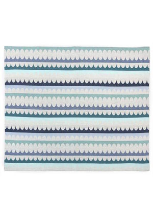 UIMI Molly Merino Wool Bassinet Blanket - Indigo BABY BLANKET - Zabecca Living