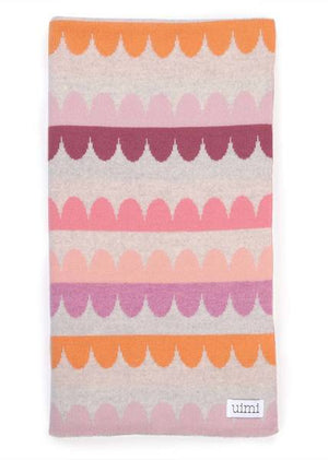 UIMI Molly Merino Wool Bassinet Blanket - Peony BABY BLANKET - Zabecca Living
