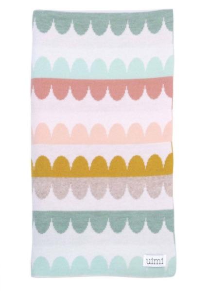 UIMI Molly Merino Wool Bassinet Blanket - Tea BABY BLANKET - Zabecca Living