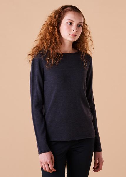 UIMI Phoebe Merino Top - Blackcurrant Jumpers + Knitwear - Zabecca Living