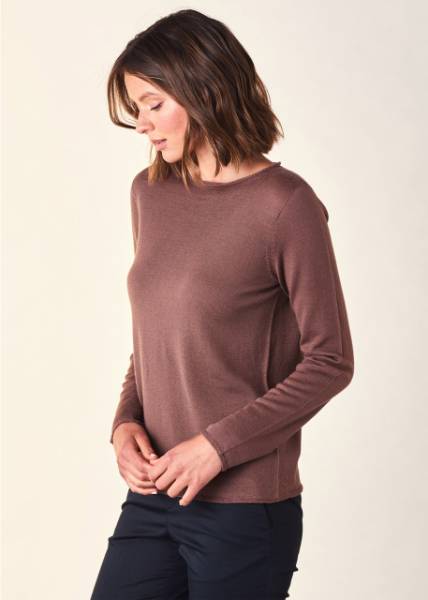 UIMI Phoebe Merino Top - Clay Jumpers + Knitwear - Zabecca Living