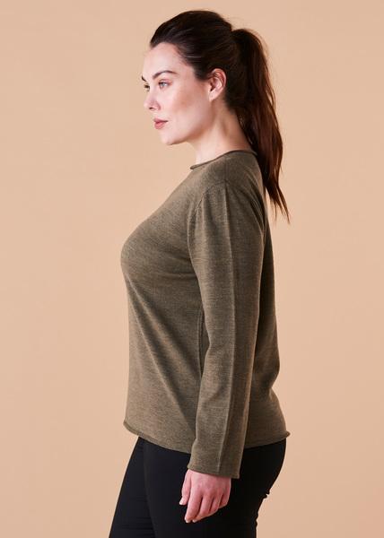 UIMI Phoebe Merino Top - Olive Jumpers + Knitwear - Zabecca Living