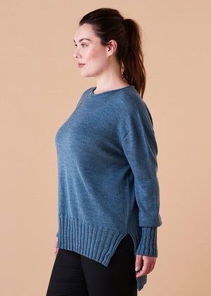 UIMI Quinn Merino Jumper - Duck Egg Blue Jumpers + Knitwear - Zabecca Living
