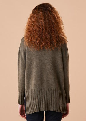 UIMI Quinn Merino Jumper - Olive Jumpers + Knitwear - Zabecca Living